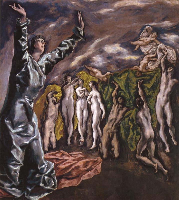 El Greco The Vision of St John China oil painting art